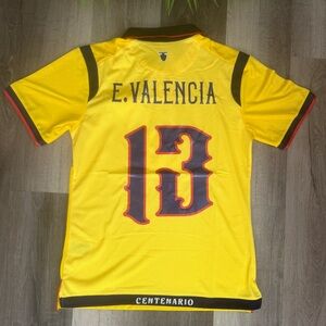 Marathon Ecuador Centenary Soccer Jersey #13 Valencia Football Shirt Futbol Sz M